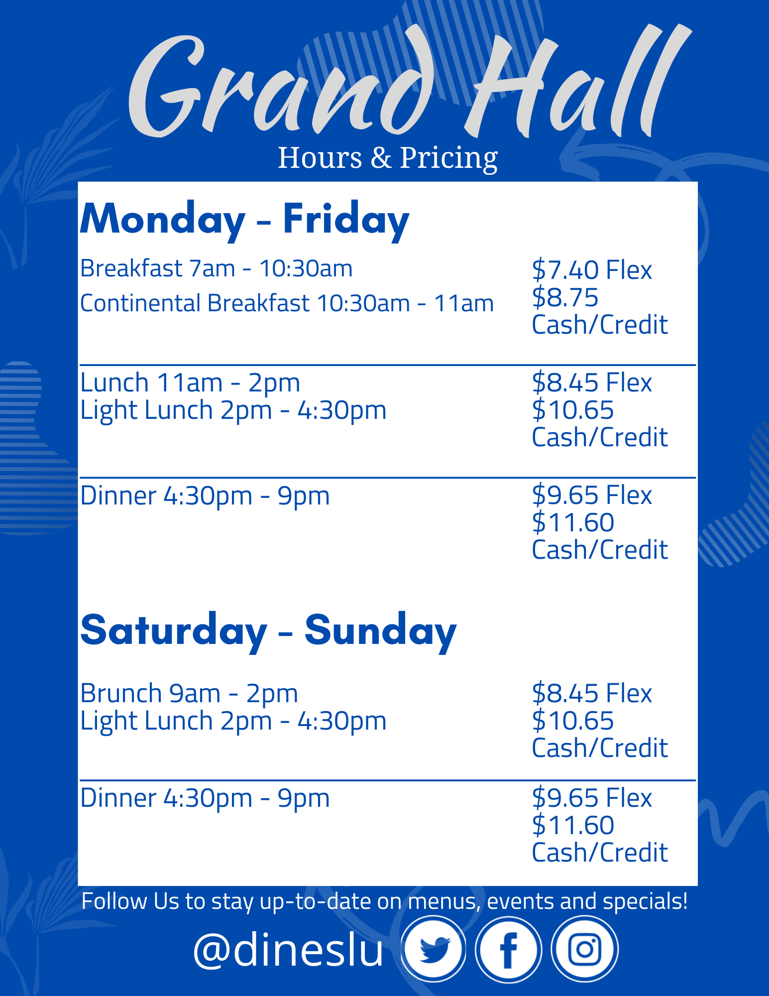 Grand Dining Hall Saint Louis University